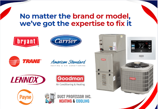 Call Duct Professor, Inc. to book your appointment for a free estimate or emergency service.